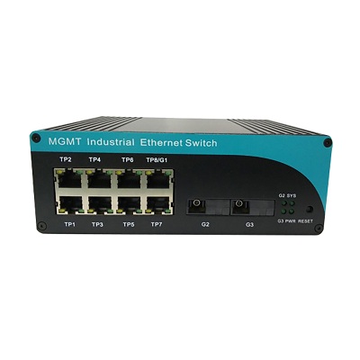 part of the blue light system industrial ethernet switch
